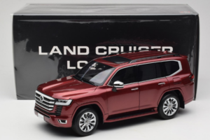 Toyota Land Cruiser LC300 ZX Piros LCD 1:18 LCD18013-ZX-RE Fém – 8. kép a 8-ből
