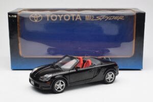 Toyota MR2 Spyder W30 Fekete LHD AUTOart 1:18 78714 Fém – 8. kép a 8-ből