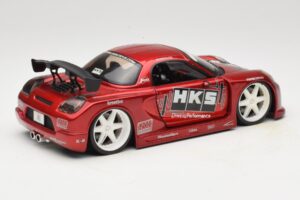 Toyota MR2 Spyder ZZW30 Tuned Piros Jada 1:18 63194 Fém – 3. kép a 8-ből