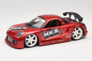 Toyota MR2 Spyder ZZW30 Tuned Piros Jada 1:18 63194 Fém