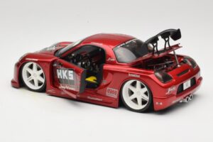 Toyota MR2 Spyder ZZW30 Tuned Piros Jada 1:18 63194 Fém – 5. kép a 8-ből