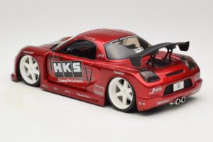 Toyota MR2 Spyder ZZW30 Tuned Piros Jada 1:18 63194 Fém – 7. kép a 8-ből