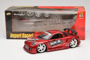 Toyota MR2 Spyder ZZW30 Tuned Piros Jada 1:18 63194 Fém – 8. kép a 8-ből