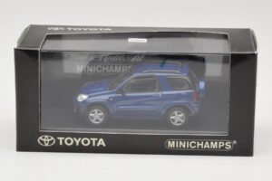 Toyota RAV4 Sötétkék Szürke Belső Minichamps 1:43 433166004 Fém – 4. kép a 4-ből
