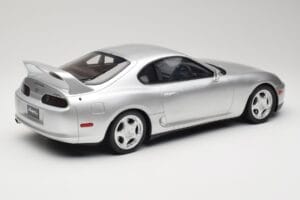Toyota Supra A80 Ezüst Kyosho 1:12 KSR12006S Gyanta – 2. kép a 6-ből