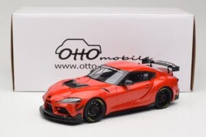 Toyota GR Supra A90 GT4 100 Edition Plasma Orange Otto 1:18 OT1123 Gyanta – 6. kép a 6-ből