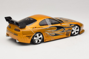 Toyota Supra A80 Arany Tunerz Edition Hot Wheels 1:18 B6091 Fém – 3. kép a 7-ből