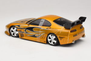 Toyota Supra A80 Arany Tunerz Edition Hot Wheels 1:18 B6091 Fém – 6. kép a 7-ből