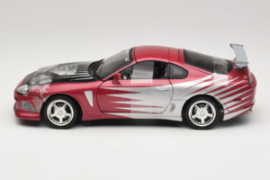 Toyota Supra A80 Fast & Furious Lila Ezüst ERTL 1:18 33708 Fém – 3. kép a 6-ből