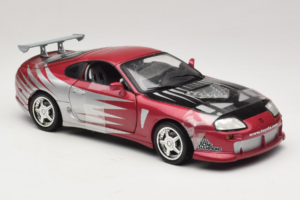 Toyota Supra A80 Fast & Furious Lila Ezüst ERTL 1:18 33708 Fém – 4. kép a 6-ből