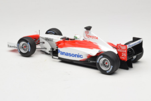 Toyota TF102 #25 A. McNish Panasonic Toyota Racing Showcar 2002 Minichamps 1:18 103020075 Fém – 5. kép a 6-ből