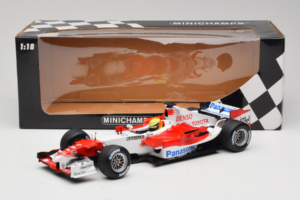 Toyota TF105 #17 R. Schumacher Panasonic Toyota Racing 2005 Minichamps 1:18 100050017 Fém – 7. kép a 7-ből