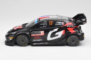 Toyota GR Yaris Rally1 #17 S. Ogier / V. Landais Rally Monte Carlo 2024 IXO 1:18 18RMC196 Fém – 3. kép a 6-ből