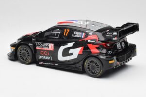 Toyota GR Yaris Rally1 #17 S. Ogier / V. Landais Rally Monte Carlo 2024 IXO 1:18 18RMC196 Fém – 5. kép a 6-ből