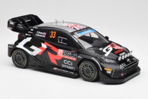 Toyota Yaris Rally1 WRC #33 E. Evans / S. Martin Rally Monte Carlo Night Version 2024 IXO 1:18 18RMC197 Fém – 4. kép a 6-ből