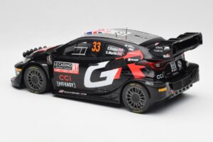 Toyota Yaris Rally1 WRC #33 E. Evans / S. Martin Rally Monte Carlo Night Version 2024 IXO 1:18 18RMC197 Fém – 5. kép a 6-ből