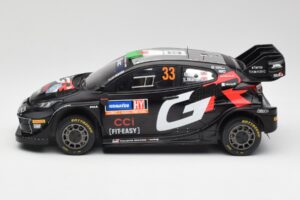 Toyota Yaris Rally1 WRC #33 E. Evans / S. Martin Rally Sweden 2024 IXO 1:18 18RMC200 Fém – 3. kép a 6-ből