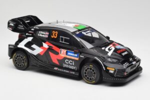 Toyota Yaris Rally1 WRC #33 E. Evans / S. Martin Rally Sweden 2024 IXO 1:18 18RMC200 Fém – 4. kép a 6-ből