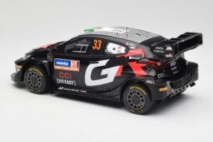 Toyota Yaris Rally1 WRC #33 E. Evans / S. Martin Rally Sweden 2024 IXO 1:18 18RMC200 Fém – 5. kép a 6-ből