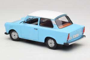 Trabant 601 Deluxe Kék Fehér Sun Star 1:18 4286 Fém – 5. kép a 6-ből