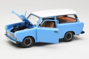 Trabant 601 Kombi Kék Sun Star 1:18 4272 Fém – 2. kép a 8-ből