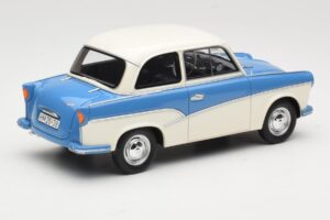 Trabant P50 Világoskék Krémszínű BoS Models 1:18 BOS035 Gyanta – 2. kép a 6-ből