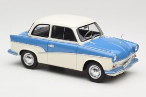 Trabant P50 Világoskék Krémszínű BoS Models 1:18 BOS035 Gyanta – 4. kép a 6-ből