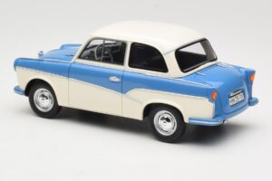Trabant P50 Világoskék Krémszínű BoS Models 1:18 BOS035 Gyanta – 5. kép a 6-ből