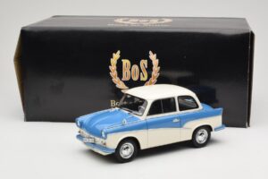 Trabant P50 Világoskék Krémszínű BoS Models 1:18 BOS035 Gyanta – 6. kép a 6-ből
