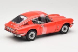 Triumph GT6 Mk3 Piros Sun Star 1:18 1056 Fém – 2. kép a 6-ből