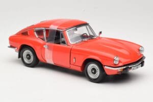 Triumph GT6 Mk3 Piros Sun Star 1:18 1056 Fém – 4. kép a 6-ből