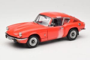 Triumph GT6 Mk3 Piros Sun Star 1:18 1056 Fém