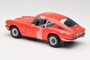 Triumph GT6 Mk3 Piros Sun Star 1:18 1056 Fém – 5. kép a 6-ből