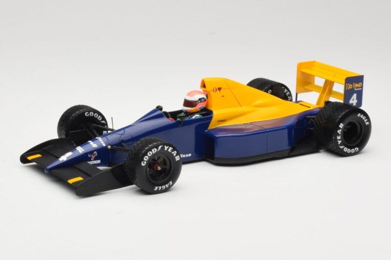 Tyrrell Ford 018 #4 J. Herbert Belgian GP 1989 Minichamps 1:18 110891104 Fém