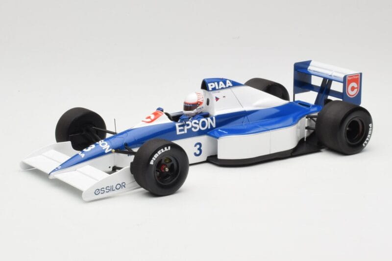 Tyrrell Ford 018 #4 S. Nakajima 6th Place USA GP 1990 Minichamps 1:18 110900003 Fém