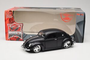 Volkswagen Beetle Type 1 Fekete Maisto 1:18 31018 Fém – 8. kép a 8-ből