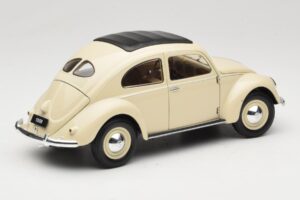 Volkswagen Beetle Type 1 Classic Fehér Welly 1:18 18040W Fém – 3. kép a 8-ből