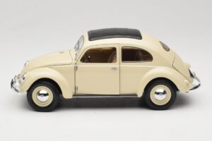 Volkswagen Beetle Type 1 Classic Fehér Welly 1:18 18040W Fém – 4. kép a 8-ből