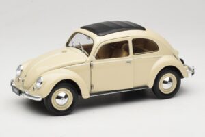 Volkswagen Beetle Type 1 Classic Fehér Welly 1:18 18040W Fém