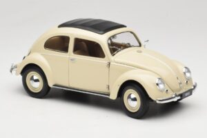 Volkswagen Beetle Type 1 Classic Fehér Welly 1:18 18040W Fém – 6. kép a 8-ből