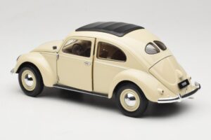 Volkswagen Beetle Type 1 Classic Fehér Welly 1:18 18040W Fém – 7. kép a 8-ből