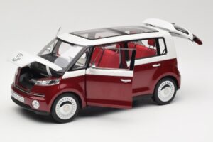 Volkswagen Bulli Minibus Concept Piros & Fehér Norev 1:18 7E9099203BL9 Fém – 2. kép a 8-ből