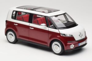 Volkswagen Bulli Minibus Concept Piros & Fehér Norev 1:18 7E9099203BL9 Fém – 6. kép a 8-ből