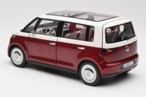Volkswagen Bulli Minibus Concept Piros & Fehér Norev 1:18 7E9099203BL9 Fém – 7. kép a 8-ből