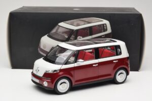 Volkswagen Bulli Minibus Concept Piros & Fehér Norev 1:18 7E9099203BL9 Fém – 8. kép a 8-ből