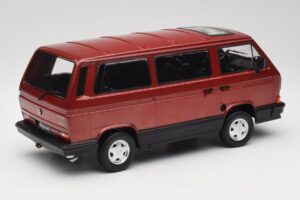 Volkswagen Bus T3 Multivan Magnum Mars Red Metallic KK-Scale 1:18 KKDC180991 Fém – 2. kép a 6-ből