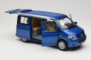Volkswagen California T4 Ravenna Blue Metallic Norev 1:18 188607 Fém – 5. kép a 8-ből