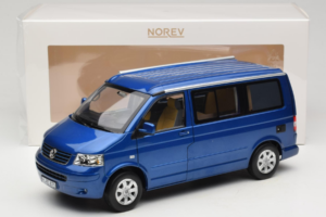 Volkswagen California T4 Ravenna Blue Metallic Norev 1:18 188607 Fém – 8. kép a 8-ből