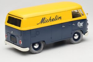 Volkswagen T1 Combi Michelin Fekete & Sárga Solido 1:18 9406 Fém – 3. kép a 8-ből