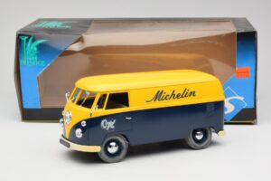 Volkswagen T1 Combi Michelin Fekete & Sárga Solido 1:18 9406 Fém – 8. kép a 8-ből